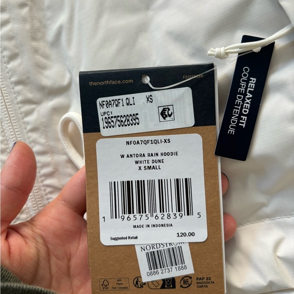 North Face Antora Rain Jacket [NWT] size XS - Picture 3 of 5